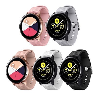 Samsung Galaxy Watch Active Genuine Style Replacement Band Silicone Soft Sports WristBand Samsung Galaxy Watch Active Genuine Style Replacement Band Silicone Soft Sports WristBand